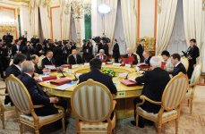 Azərbaycan Prezidenti MDB Dövlət Başçıları Şurasının iclasında iştirak edib (ƏLAVƏ OLUNUB) (FOTO)
