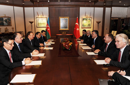 Azərbaycan və Türkiyə prezidentlərinin görüşü olub (ƏLAVƏ OLUNUB)(FOTO)
