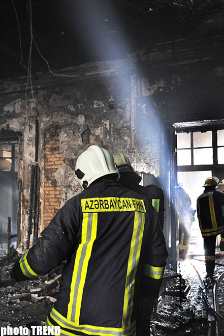 Bakıda keçmiş Travmotologiya Xəstəxanasında baş verən yanğın söndürülüb, xəsarət alan yoxdur - FHN (ƏLAVƏ OLUNUB-2) (FOTO)