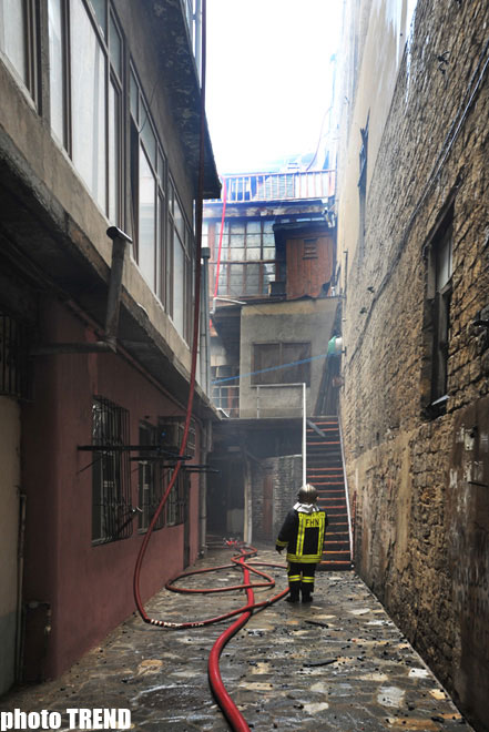 Bakıda keçmiş Travmotologiya Xəstəxanasında baş verən yanğın söndürülüb, xəsarət alan yoxdur - FHN (ƏLAVƏ OLUNUB-2) (FOTO)
