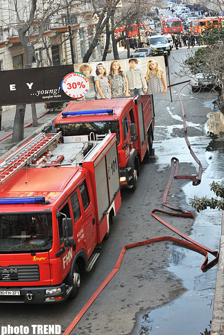 Bakıda keçmiş Travmotologiya Xəstəxanasında baş verən yanğın söndürülüb, xəsarət alan yoxdur - FHN (ƏLAVƏ OLUNUB-2) (FOTO)