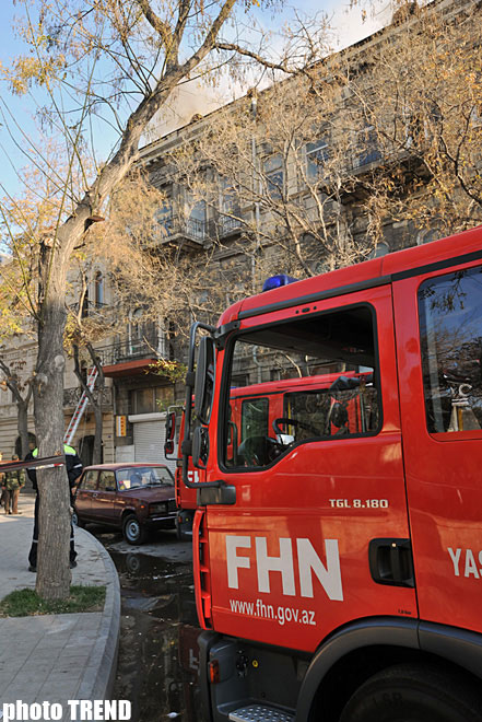 Bakıda keçmiş Travmotologiya Xəstəxanasında baş verən yanğın söndürülüb, xəsarət alan yoxdur - FHN (ƏLAVƏ OLUNUB-2) (FOTO)