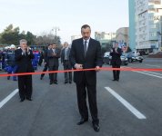 Prezident İlham Əliyev paytaxtda yeni inşa olunan bir sıra yol-nəqliyyat kompleksi obyektlərinin açılışında iştirak etmişdir (FOTO)