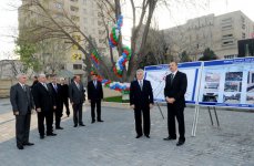 Prezident İlham Əliyev paytaxtda yeni inşa olunan bir sıra yol-nəqliyyat kompleksi obyektlərinin açılışında iştirak etmişdir (FOTO)