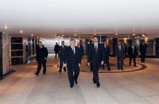 Prezident İlham Əliyev paytaxtda yeni inşa olunan bir sıra yol-nəqliyyat kompleksi obyektlərinin açılışında iştirak etmişdir (FOTO)