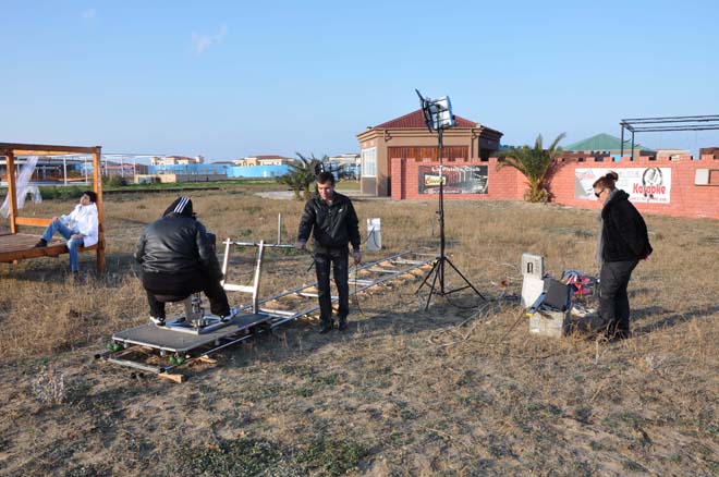 Müğənni Xəyyam Nisanov suda boğulanlar haqqında klip çəkdirir (FOTO)