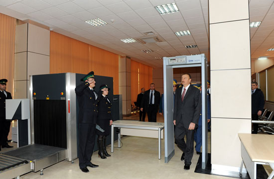 Azərbaycan Prezidenti Sınıqkörpü sərhəd gömrük məntəqəsinin açılışında iştirak edib (FOTO)