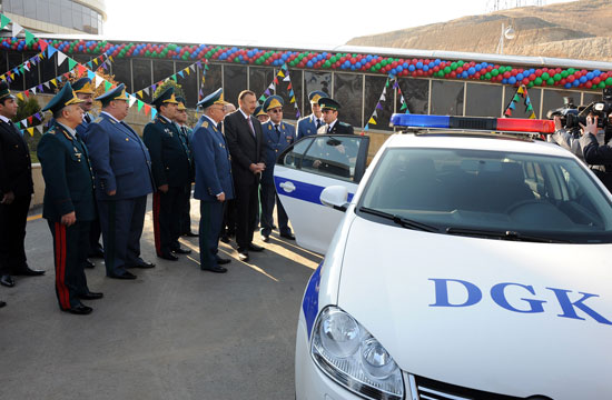 Azərbaycan Prezidenti Sınıqkörpü sərhəd gömrük məntəqəsinin açılışında iştirak edib (FOTO)