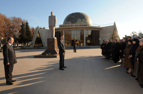 Qazax-Gürcüstan dövlət sərhədi yolunu genişləndirmək olar - Prezident İlham Əliyev (ƏLAVƏ OLUNUB)(FOTO)