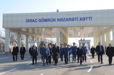 Azərbaycan Prezidenti Sınıqkörpü sərhəd gömrük məntəqəsinin açılışında iştirak edib (FOTO)