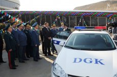 Azərbaycan Prezidenti Sınıqkörpü sərhəd gömrük məntəqəsinin açılışında iştirak edib (FOTO)