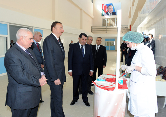 Azərbaycan Prezidenti süd emalı zavodunun açılışında iştirak edib (FOTO)