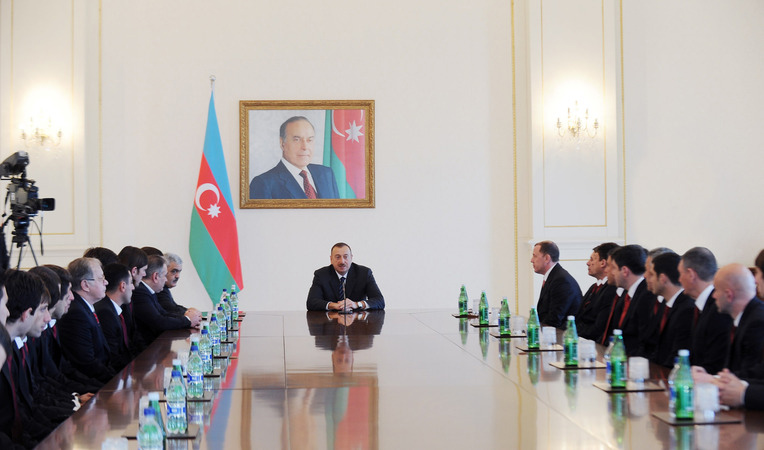 Azərbaycanda artıq futbolda böyük və inamlı addımlar atılır - Prezident İlham Əliyev (FOTO)