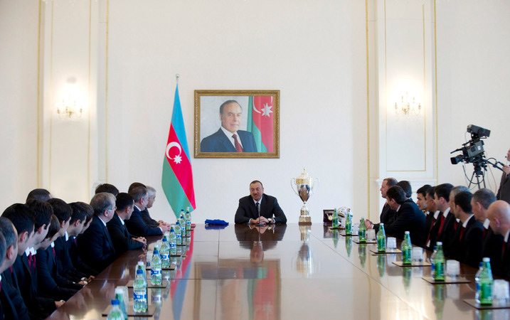 Azərbaycanda artıq futbolda böyük və inamlı addımlar atılır - Prezident İlham Əliyev (FOTO)