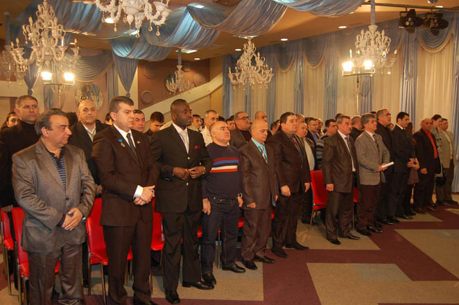 Ukraynanın Donetsk şəhərində Xocalı soyqırımına dair keçirilən tədbirdə Trend BİA-nın "Sözün bitdiyi zaman" sənədli filmi nümayiş etdirilib (FOTO,VİDEO)
