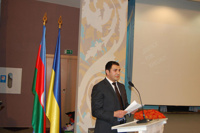 Ukraynanın Donetsk şəhərində Xocalı soyqırımına dair keçirilən tədbirdə Trend BİA-nın "Sözün bitdiyi zaman" sənədli filmi nümayiş etdirilib (FOTO,VİDEO)