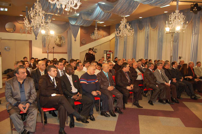 Ukraynanın Donetsk şəhərində Xocalı soyqırımına dair keçirilən tədbirdə Trend BİA-nın "Sözün bitdiyi zaman" sənədli filmi nümayiş etdirilib (FOTO,VİDEO)