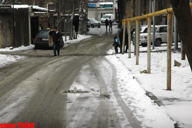 Bakıda 18 nəfər sürüşmə nəticəsində xəsarət alıb