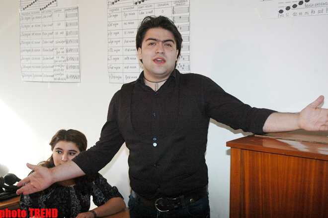 Müəllimə Nazpəri Dostəliyevadan ustad dərsi (FOTO)