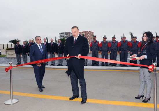 Azərbaycan Prezidenti AZMDF zavodunun və mebel fabrikinin açılışında iştirak edib (FOTO)