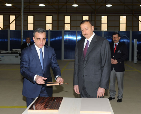 Azərbaycan Prezidenti AZMDF zavodunun və mebel fabrikinin açılışında iştirak edib (FOTO)