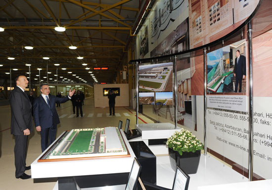 Azərbaycan Prezidenti AZMDF zavodunun və mebel fabrikinin açılışında iştirak edib (FOTO)