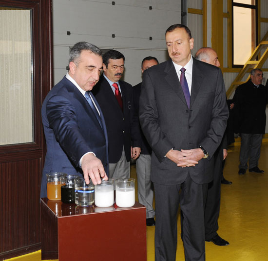 Azərbaycan Prezidenti AZMDF zavodunun və mebel fabrikinin açılışında iştirak edib (FOTO)