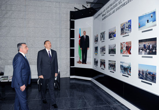 Azərbaycan Prezidenti AZMDF zavodunun və mebel fabrikinin açılışında iştirak edib (FOTO)