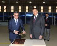 Azərbaycan Prezidenti AZMDF zavodunun və mebel fabrikinin açılışında iştirak edib (FOTO)