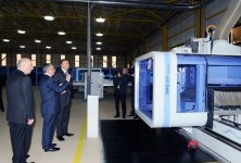 Azərbaycan Prezidenti AZMDF zavodunun və mebel fabrikinin açılışında iştirak edib (FOTO)