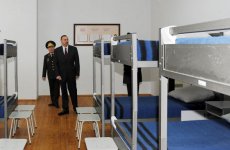 Azərbaycan Prezidenti Mülki Müdafiə Qoşunlarına döyüş bayrağının təqdim olunması mərasimində iştirak edib (FOTO)