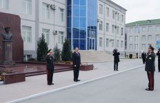 Azərbaycan Prezidenti Mülki Müdafiə Qoşunlarına döyüş bayrağının təqdim olunması mərasimində iştirak edib (FOTO)