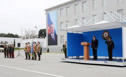 Azərbaycan Prezidenti Mülki Müdafiə Qoşunlarına döyüş bayrağının təqdim olunması mərasimində iştirak edib (FOTO)