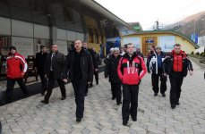 Azərbaycan, Rusiya və Ermənistan prezidentlərinin üçtərəfli görüşünün rəsmi hissəsi başa çatıb (FOTO)