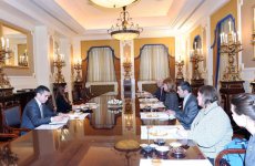 Azərbaycanın birinci xanımı, Heydər Əliyev Fondunun prezidenti Mehriban Əliyeva ABŞ Prezidentinin elm məsələləri üzrə xüsusi nümayəndəsi Elis Qastın başçılıq etdiyi nümayəndə heyəti ilə görüşmüşdür (FOTO)