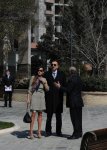 Azərbaycan Prezidenti İlham Əliyev və xanımı Mehriban Əliyeva Bakıda Zabitlər parkının açılış mərasimində iştirak ediblər (FOTO)