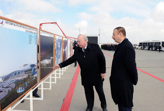 Dünyanın ən gözəl aeroportu məhz Bakıda olacaq - Prezident İlham Əliyev (FOTO) (ƏLAVƏ OLUNUB)