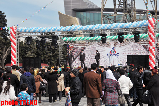 Novruz bayramı münasibətilə Bakıda ümumxalq şənliyi (FOTO)