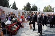 Azərbaycan Prezidenti İlham Əliyev və xanımı Mehriban Əliyeva Novruz bayramı münasibətilə keçirilən ümumxalq şənliyində iştirak ediblər (FOTO)