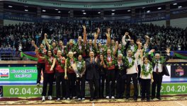 Azərbaycanın Çellenc Kubokunun Bakıda keçirilən final oyununu Prezident İlham Əliyev və xanımı Mehriban Əliyeva da izləyiblər (FOTO)