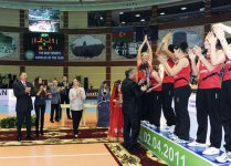 Azərbaycanın Çellenc Kubokunun Bakıda keçirilən final oyununu Prezident İlham Əliyev və xanımı Mehriban Əliyeva da izləyiblər (FOTO)