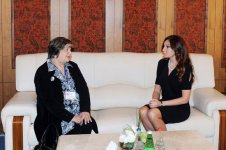 Azərbaycanın birinci xanımı Ümumdünya Mədəniyyətlərarası Dialoq Forumunda iştirak edən xarici ölkələrin və beynəlxalq təşkilatların yüksək səviyyəli nümayəndələri ilə görüşüb (ƏLAVƏ OLUNUB-3) (FOTO)