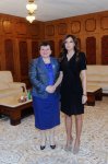 Azərbaycanın birinci xanımı Ümumdünya Mədəniyyətlərarası Dialoq Forumunda iştirak edən xarici ölkələrin və beynəlxalq təşkilatların yüksək səviyyəli nümayəndələri ilə görüşüb (ƏLAVƏ OLUNUB-3) (FOTO)