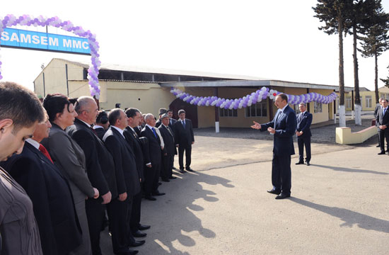 Azərbaycanın hazırkı uğurlu və sürətli inkişafı hər bir bölgədə özünü göstərməlidir - Prezident İlham Əliyev (FOTO) (ƏLAVƏ OLUNUB)