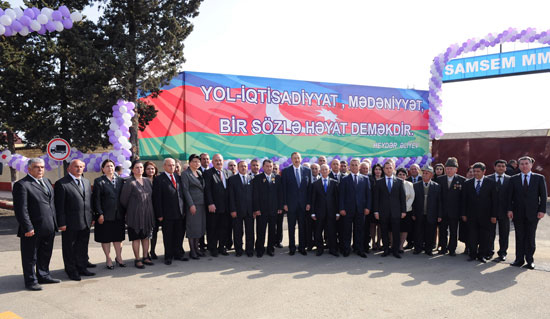 Azərbaycanın hazırkı uğurlu və sürətli inkişafı hər bir bölgədə özünü göstərməlidir - Prezident İlham Əliyev (FOTO) (ƏLAVƏ OLUNUB)