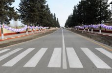 Azərbaycan Prezidenti Astara-Bala Şahağac kəndi avtomobil yolunun açılışında iştirak edib (FOTO)