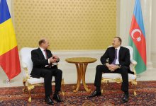 Azərbaycan və Rumıniya prezidentləri təkbətək görüşüblər (FOTO)