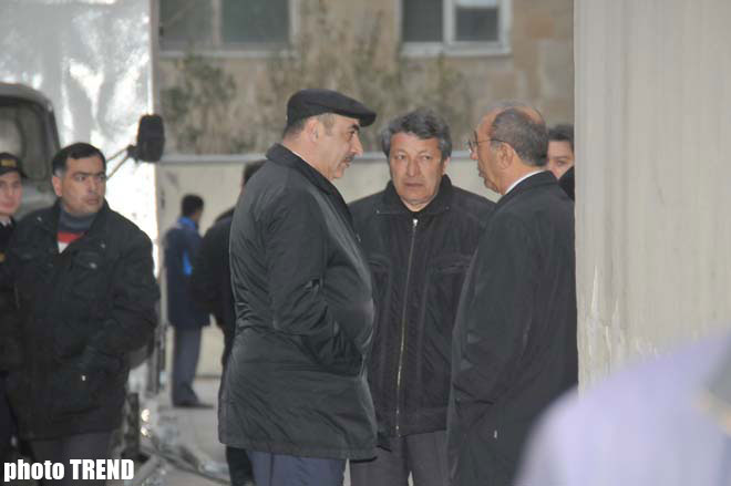 Dostlar və yaxınlar Anar Məmmədxanovla vidalaşmağa gəliblər (FOTO)