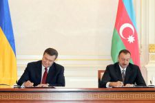 Azərbaycan və Ukrayna arasında strateji tərəfdaşlıq münasibətlərinin gələcək inkişafı barədə Birgə Bəyannamə imzalanıb (FOTO)