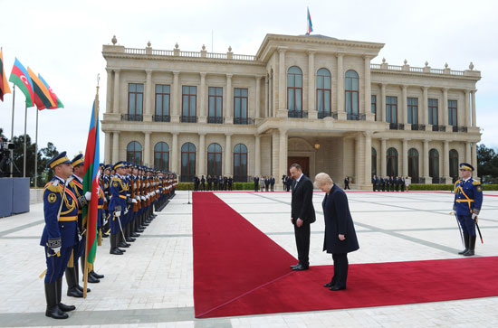 Litva Prezidentinin Azərbaycanda rəsmi qarşılanma mərasimi olub (FOTO)